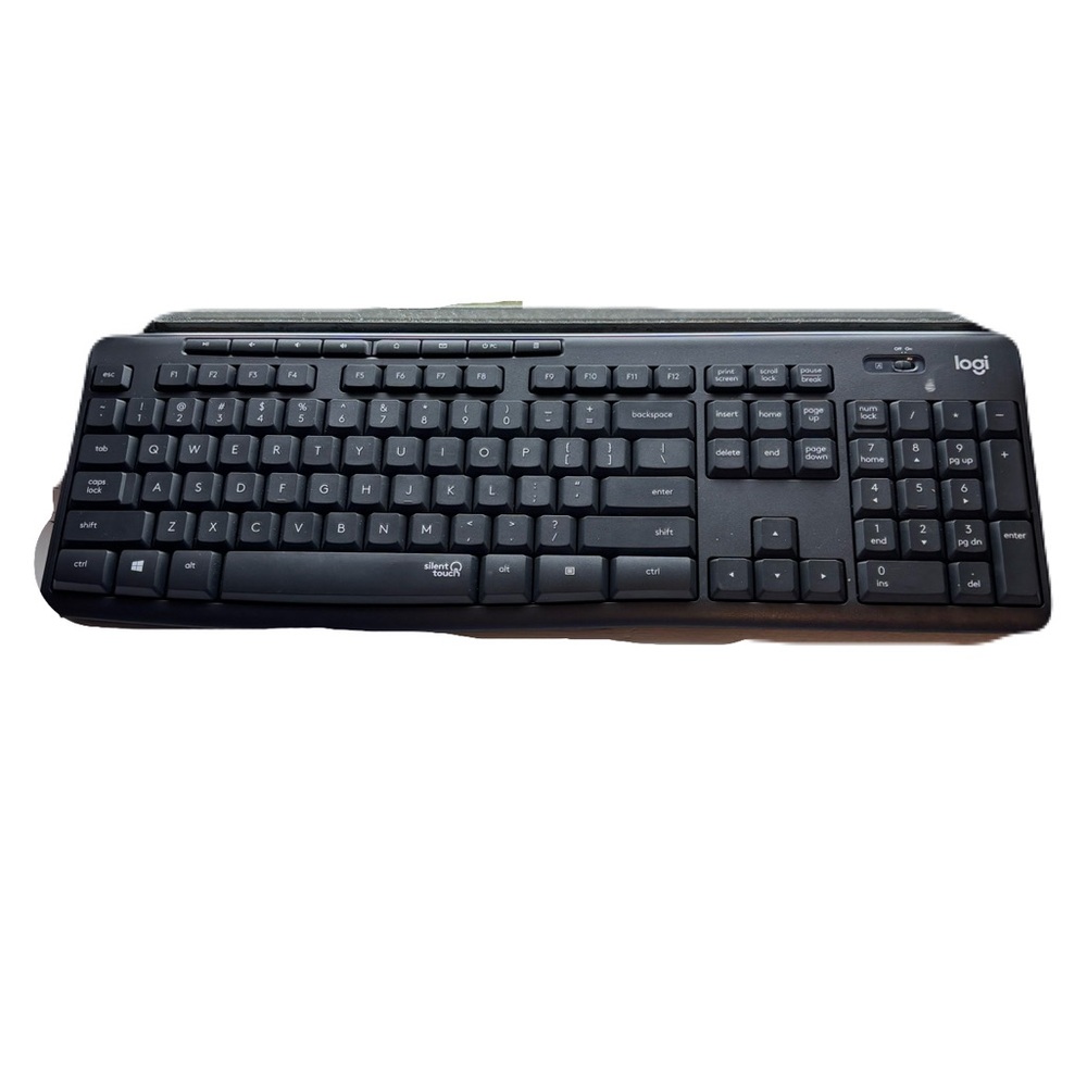 10/$25 Logitech Dark Gray Wireless Keyboard